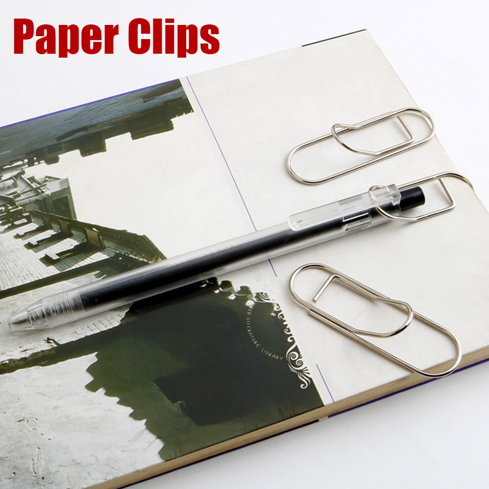 Travel Metal Notebook Journals Pen Holder Crafts Paper Clips School Office 