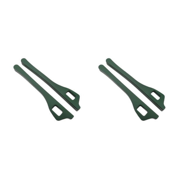 Riwesomey Relleno de espacio de asiento de perfil bajo - Ajuste preciso Relleno de espacio de control del conductor Espacio de asiento de verde 44.5*7.3*3.4 cm 2piezas