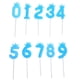 thumbnail image 2 of 3D Number Candle 10Pcs Blue Wax Crown-Shaped Elegance Birthday Candle for Cake Decoration, 2 of 4