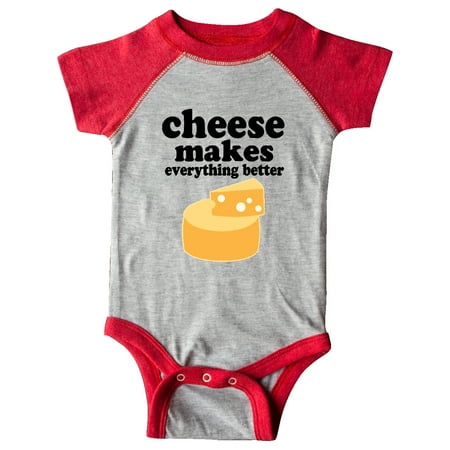 

Inktastic Cheese Makes Everything Better Gift Baby Boy or Baby Girl Bodysuit