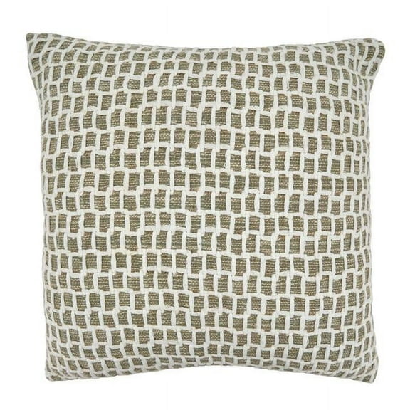 Saro Lifestyle Net Poly Filled Throw Pillow