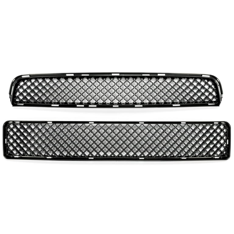 Car Front Bumper Upper Grille Mesh Cover Black Racing Grill for Seat  Alhambra 2001 2002 2003 2004 2005 2006 2007 2008 2009 2010