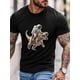 thumbnail image 2 of Men's T-Shirt,Short Sleeve Tee Shirt Casual Tops Dinosaur Spacesuit Crew Neck T Shirts for Men, 2 of 8