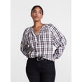 thumbnail image 2 of Scenario Women's Top with Poet Sleeves, Sizes XS-XXXL, 2 of 6