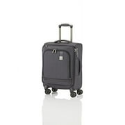 Titan CEO Executive 4 Wheel Spinner Business Case Luggage Woven Twill Design (Small)
