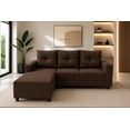 thumbnail image 1 of Sala Esquinera El Bazar Store Demeter Chocolate 210x160 cm Tela Lino nacional Modular Love seat Chaise, 1 of 6