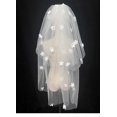 thumbnail image 1 of Pearl Bride Veil: White Short Wedding Bridal Veil with Comb Flowers Headwear for Bridal Women and Bridesmaids Wedding Bachelorette Party, 1 of 3