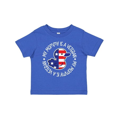 

Inktastic My Mommy is a Veteran Gift Toddler Boy or Toddler Girl T-Shirt