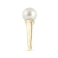 thumbnail image 2 of ANGARA South Sea Cultured Pearl Collar Ring with Diamonds in 14K Yellow Gold for Women | June Birthstone, Birthday, Anniversary, Jewelry Gift for Women | Pearl Ring, 2 of 8