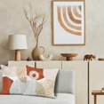 thumbnail image 4 of Mid Century Modern Boho Abstract Throw Pillow Covers 20x20 Set of 4 Aesthetic Pillow Covers Geometric Minimalist for Sofa Couch Decor, 4 of 6