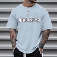 thumbnail image 2 of Afdoent Mens T Shirts Male Oversized T Shirt Crew Neck Short Sleeve Loose Summer Top Fashion T Shirt With Graphic Vintage Printed Street Wear Sports Casual Top Classic Tee, 2 of 4