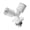 Double large mouth Y, variant on General Compatible Drain Fitting Strong Plastic Drain Tees Y Shape Drains Adapters Upgrades for Various Washing Machine