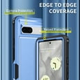 thumbnail image 4 of for Google Pixel 8A Case, [Shockproof] [Anti-Dust] [Heavy Duty Military Protection] Protective Anti Scratch Dual Layer Tough Rugged Hybrid Bumper Phone Case Cover for Google Pixel 8A, Blue, 4 of 8