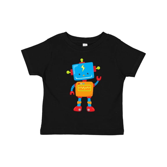 Inktastic Cute Robot, Colorful Robot, Funny Robot, Robotics Boys or Girls Toddler T-Shirt