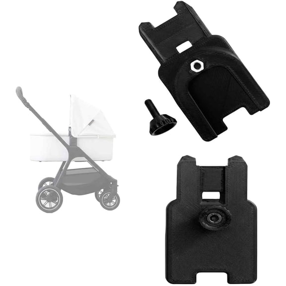 Bassinet Adapter for UPPAbaby Bassinet V1 V2 V3 with Nuna TRIV Next/SWIV Strollers - High-Strength Carbon Fiber Attachment