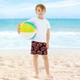 thumbnail image 6 of joogoo Cartoon Fire Truck Cute Boys Swim Trunks Beach Swimsuit Shorts Boxer 4T, 6 of 8
