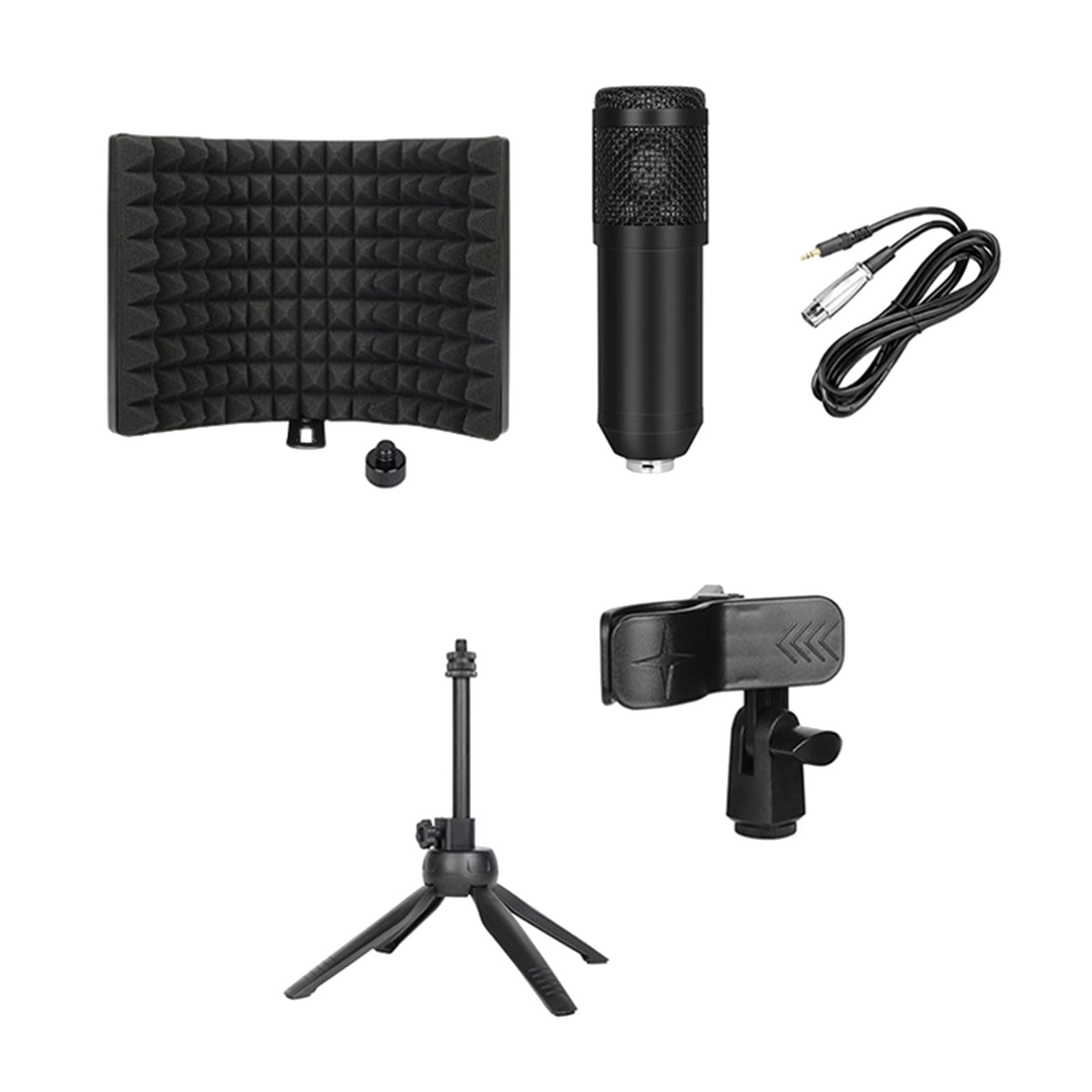 LeeQinersw Condenser Microphone Bundle Cardioid Mic Audio Cable Set of 5 PC for Windows XLR XLR Line