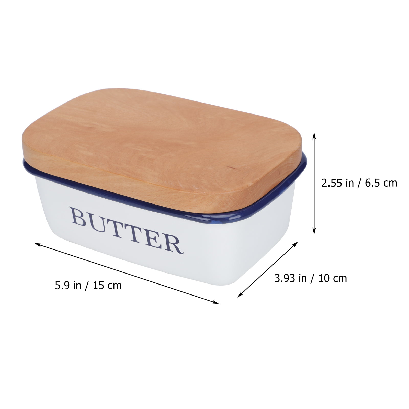 King International Stainless Steel Butter Dish, Butter Box with Lid, Butter  Container,14.5 cm 1/4 Kg Butter Box, Fridge Storage Container for White  Butter in 2023