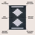 thumbnail image 4 of JONATHAN Y WASHABLE 9 x 12 Area Rug, Adriel Geometric Medallion - Navy/Light Gray, WSH111B-9, 4 of 8