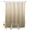 Brown, variant on Split Shower Curtain for Transfer Bench, Brown Beige Fabric Shower Curtains for Bathroom, Gradient Monochrome Modern Country Tub Sliding Transfer Bench Waterproof Bath Curtains 72"x72"