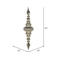 thumbnail image 3 of Vickerman 41" Champagne Shiny Finial Ornament, 3 of 4