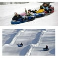 thumbnail image 4 of Almencla 47'' Inflatable Snow Tube Winter Fun Toy Sled PVC Water Sledding with Handle Black, 4 of 8