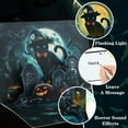 thumbnail image 6 of WaaHome Musical Halloween Cards  - Light & Music Funny Halloween Pop Up Card for Boys Girls - Midnight Blessings from Witchy Cat, 6 of 8