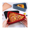 thumbnail image 2 of Pizza Leftover Storage Container,Pizza Organizer Box Save Space Reusable Pizza Slicone Storage Container Blue,1 x Pizza Storage Box,Blue&Pink, 2 of 9