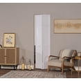 thumbnail image 5 of Seabrooke 24" x 80" White Vinyl Shaker Style Bifold Door, 5 of 8