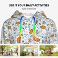 thumbnail image 4 of Haiem Cute Rabbit Hold Carrot for Women's Fashion Hoodies & Sweatshirts with Kangaroo Pocket,Hooded Sweatshirt with Eye-catching Drawstrings-XX-Large, 4 of 7