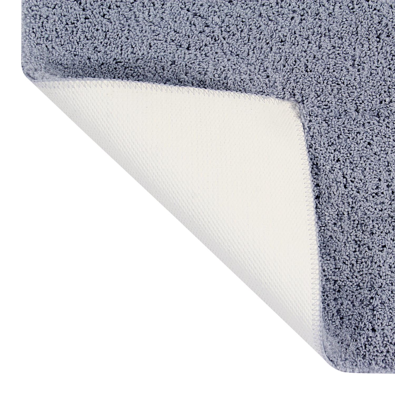 Better Trends 5 Piece Bathroom Rug Set 100% Polyester Bath Rug, Water Absorbent Non-Slip Bath Mat Machine Washable Micro Plush Collection - Gray