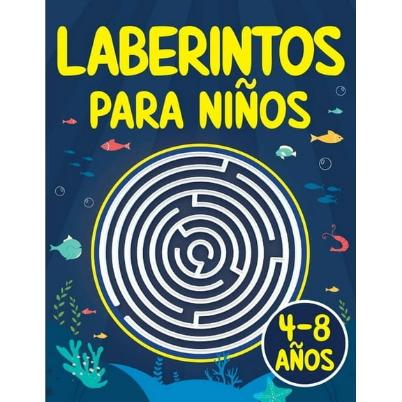 Laberintos para NiÃ±os: Juegos, Rompecabezas, Ejercicios de LÃ³gica y Motricidad Fina Libro de Actividades Cuaderno para n, (Paperback)