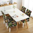 thumbnail image 6 of Chair Covers for Dining Room Set Of 4 Spandex Super Fit Stretch Removable Washable Kitchen Chair Slipcovers for Home Party Hotel Wedding Ceremony, Universal Size (pineapple), 6 of 7