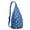 Blue-13, variant on 4-Pockets Cross Body Bags for Woman Men,Cute Sea Life Sling Bag Chest Bag with Adjustable Strap Women's Crossbody Bags for Outdoors Hiking Traveling