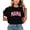 Black Shirt, variant on Trendy Checkered Mama Shirt for Women Cute Orange and Pink Mom Tee Natural Shirt Adult X-Large