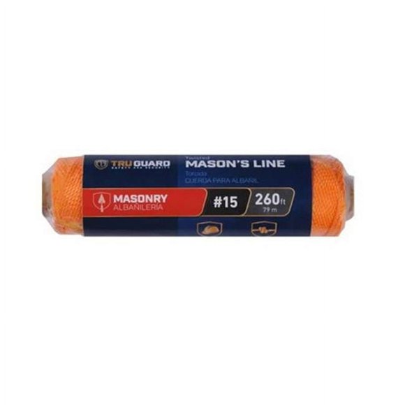 Mibro 231529 18 Po x 260 Pi Ficelle en Nylon Tru Gaurd, Orange