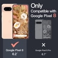 thumbnail image 2 of JETech Magnetic Case for Google Pixel 8 6.2-Inch 2023, Compatible with MagSafe Accessories, Shockproof Protective Phone Cover, Non-Yellowing Hard Clear PC Back (Rose), 2 of 7