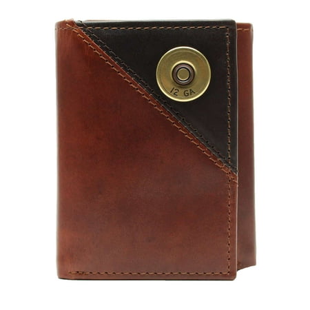 Men's George Tan Billfold Shotgun Shell Wallet