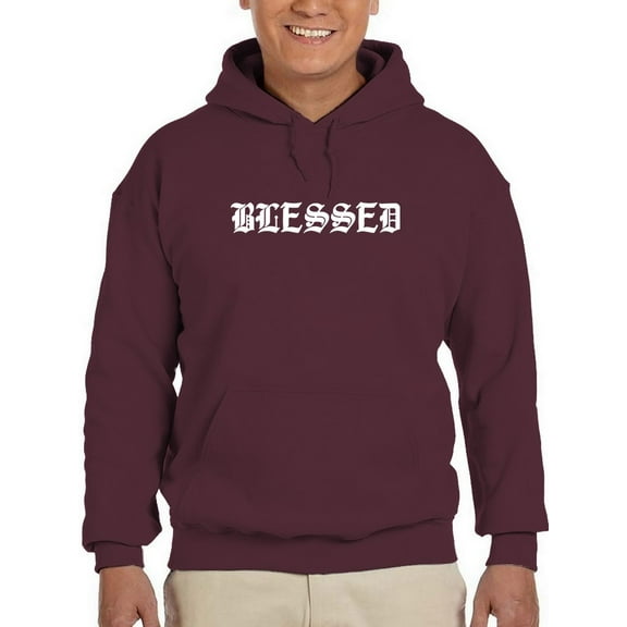 Blessed Hoodie Men -Smartprints Designs, Male 3X-Large