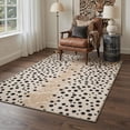 thumbnail image 3 of KUETH 5x7 Leopard Area Rugs Machine Washable Rugs for Living Room, Non Slip Flat Pile Rug with Rubber Backing, Modern Rug for Entryway Bedroom Dining Room Home Office, 3 of 4
