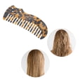 thumbnail image 5 of Unique Bargains 1 Pc Cute Cat Marble Hair Comb Brown Acetate Sheet, 5 of 5