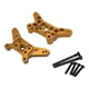 thumbnail image 2 of Kit de 2 amortiguadores de placa de choque delanteros y traseros RC, placa de choque de metal delantera y trasera Oro, 2 of 9