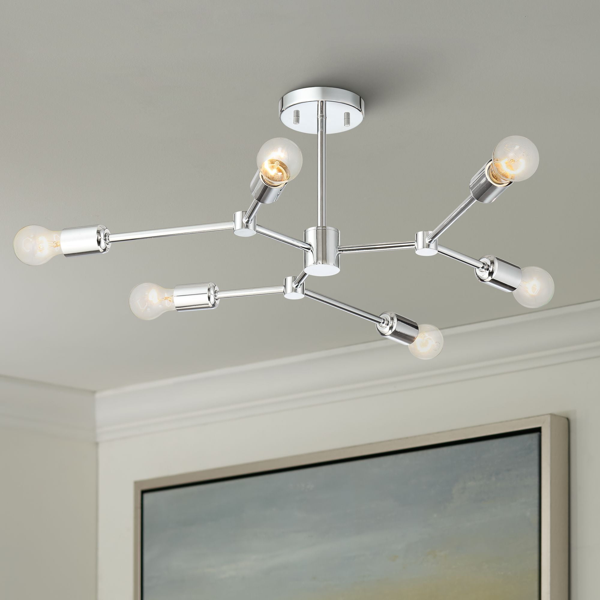 mid century bedroom ceiling light