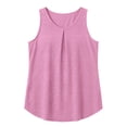 thumbnail image 7 of RQYYD Plus Size Pleated Tank Tops For Women Sleeveless U Neck Loose Flowy Casual Summer Curvy Fit Camisoles, 7 of 7