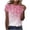 Pink(Type 62), variant on Otvok Women'S T Shirts Short Sleeve Tees Sparkling Crystal Graphic Loose O-Neck Plus Size Summer Tops