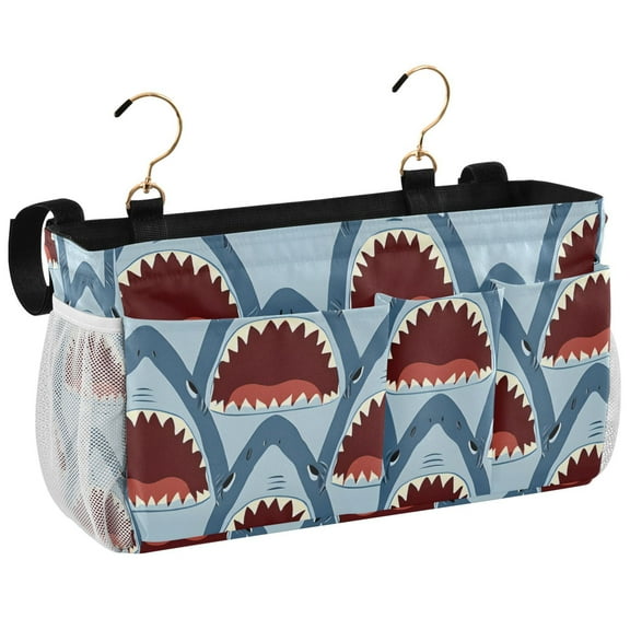 Ryvnso Bedside Caddy Sharks-s2 Bedside Storage Bag Hanging Organizer