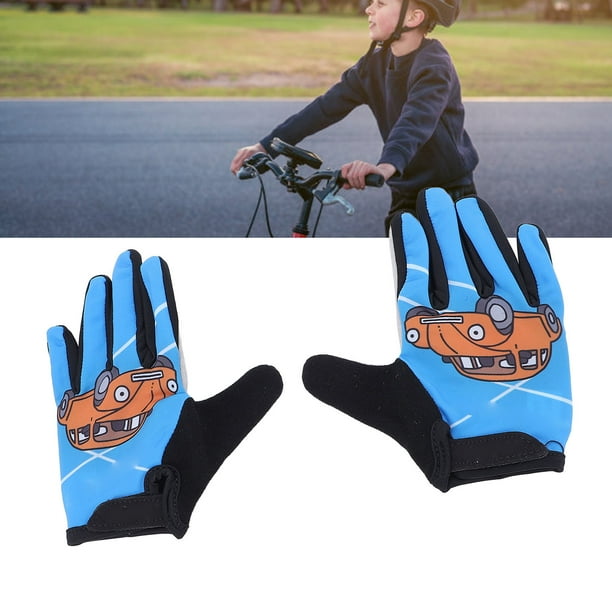 Guantes Para Niños Con Dedos Completos, Guantes De Ciclismo Transpirables Con Cierre De Gancho Y Bucle Para Scooter Y Bicicleta De Montaña