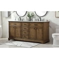 thumbnail image 2 of 72 inch double bathroom vanity in driftwood, 2 of 8