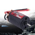thumbnail image 3 of Moteur brossé 550 noir et rouge en métal et plastique, accessoires pour voiture RC à 5 emplacements, pour voiture sur chenilles RC 1/10 (12T), 3 of 4
