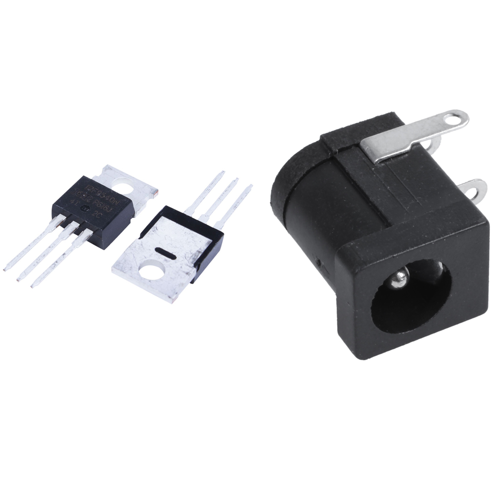 35Pcs PCB Mount DC Power Jacks Sockets DC005 & 10 Pcs IRF9540 P